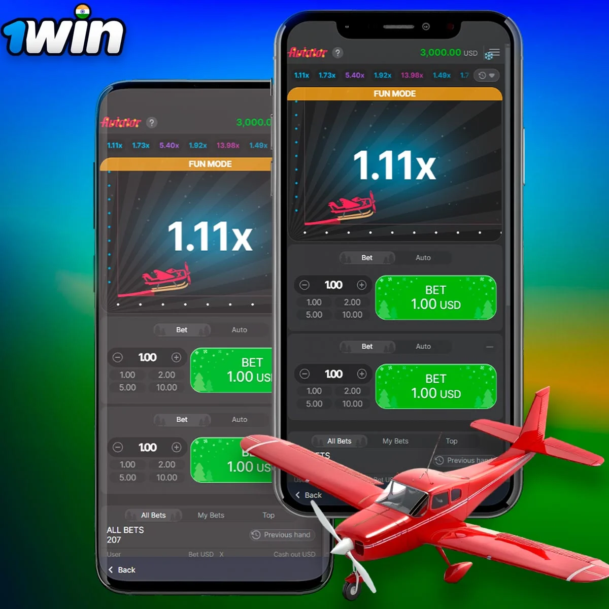 Information about the 1Win Aviator app for Android and iOS