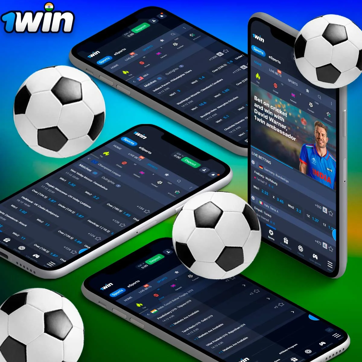 What Betting Options are available in the 1Win India app