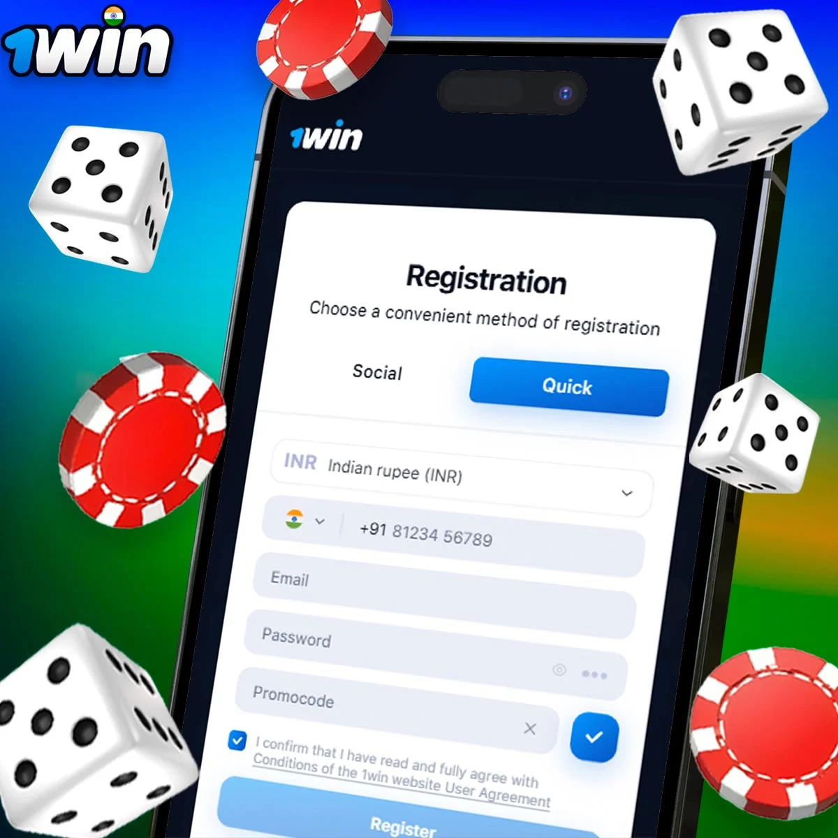 How do I start playing at 1win online casino?